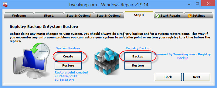 Tweaking.com Windows Repair 1.9.14 step 4