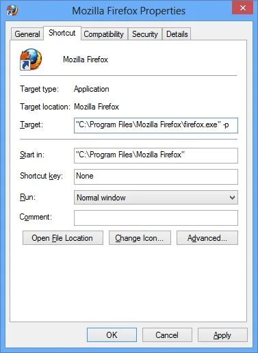 Shotcut Profile Manager Firefox